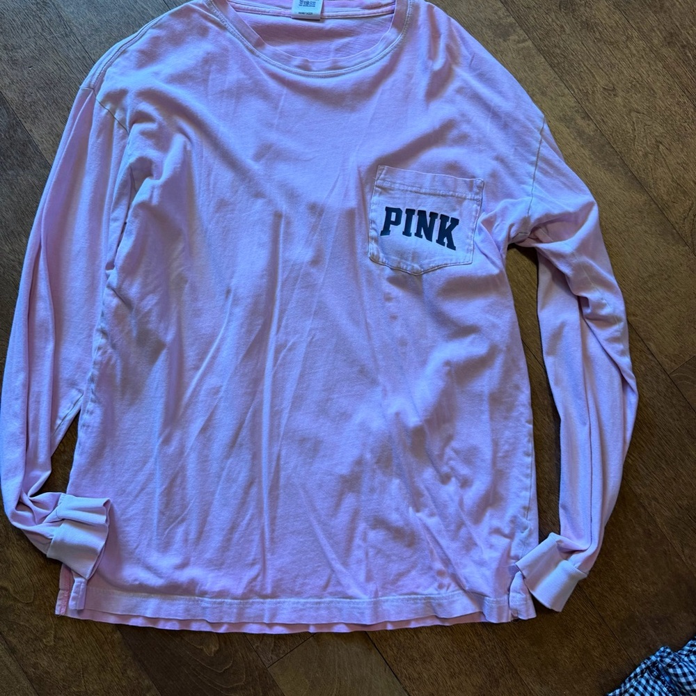 PINK Victoria's Secret Tee - Light Lavender/Pink